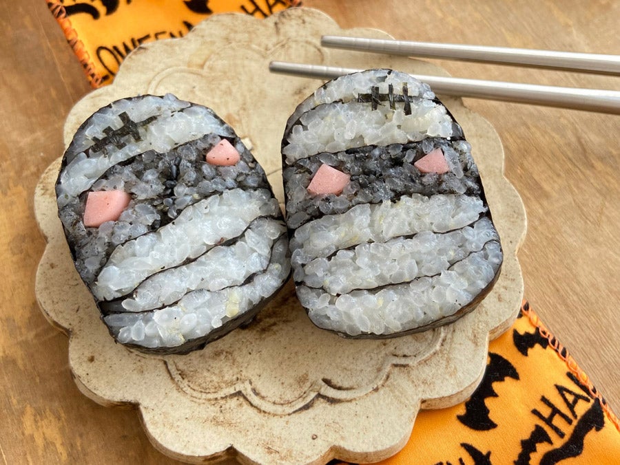 福岡発】おうちでまきまき！ハロウィーン「包帯マンの飾り巻きずし」で 