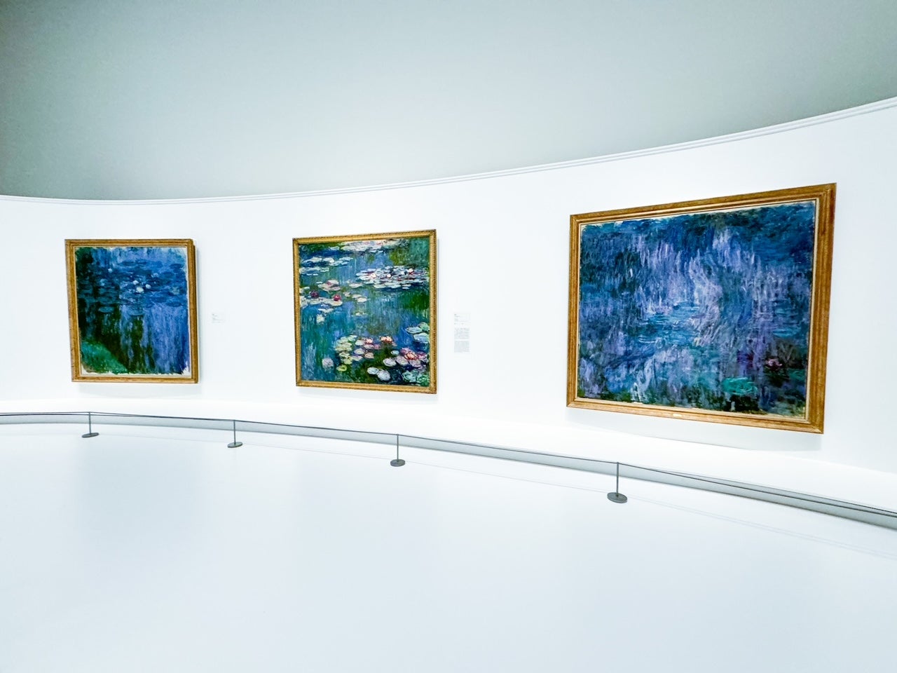 モネ睡蓮のとき 国立西洋美術館1枚 汚い モネ睡蓮のとき 国立西洋美術館1枚 汚い