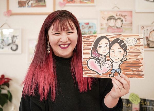 似顔絵師おさ | 似顔絵オーダーです🎨 ご夫婦二人の還暦祝いを
