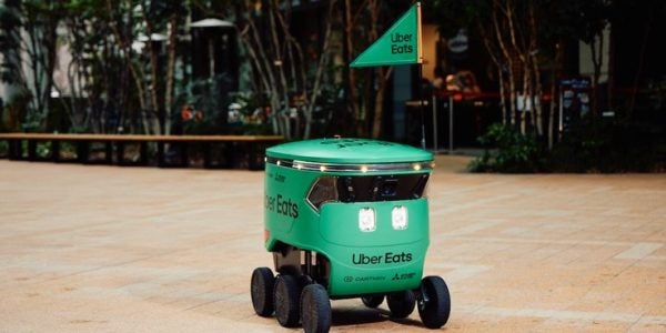 大阪市内一部地域】デリバリーロボットがお届け！ Uber Eats（ウーバー