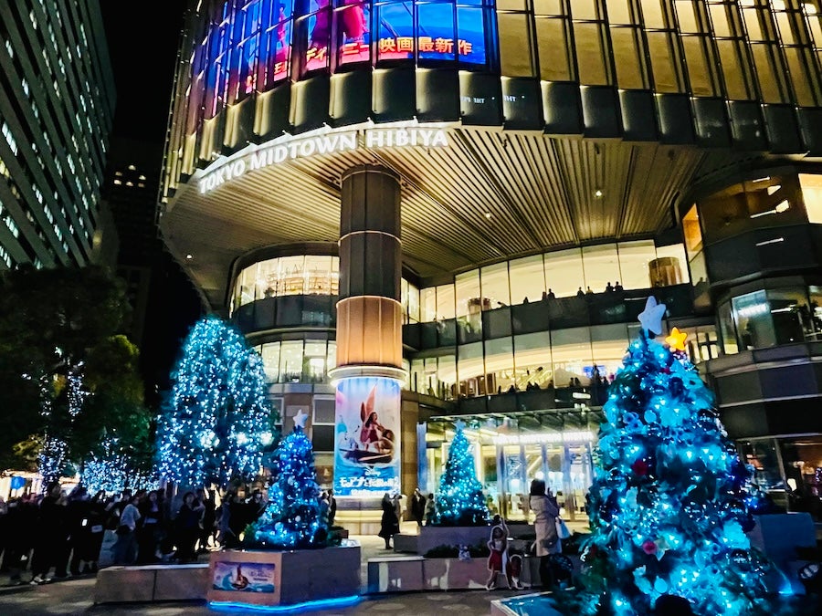 東京ミッドタウン日比谷】3つのイルミ巡り♪広大な海を表現した