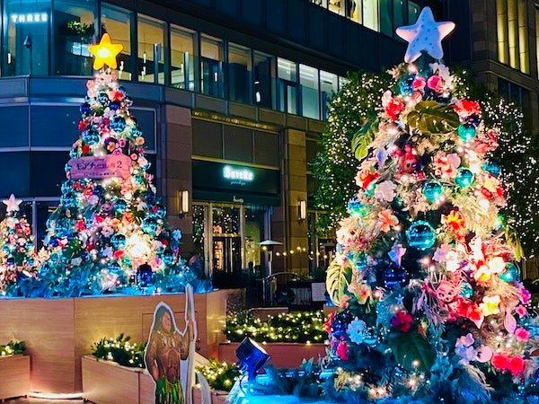 東京ミッドタウン日比谷】3つのイルミ巡り♪広大な海を表現した 東京ミッドタウン日比谷】3つのイルミ巡り♪広大な海を表現した
