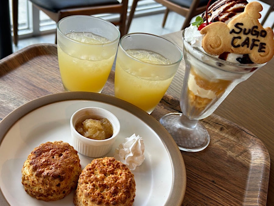 スポーツランドSUGOにあるカフェには村田町特産の発酵食品メニューも