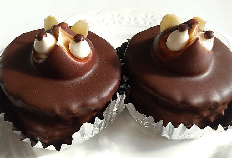 たぬきケーキ】ショート/ブラック(=ナチュラルブラック) たぬきケーキ