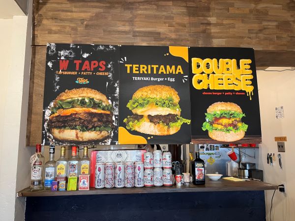 高槻】ボリューム満点アメリカンスタイルな「タップスバーガーショップ