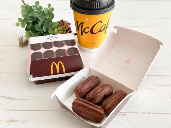 マクドナルド】新商品「ひとくち黒チュロス いちごチョコ