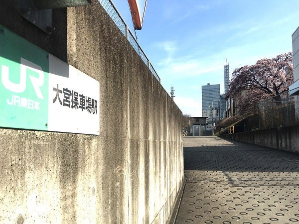 大宮】電車の中から楽しむお花見「大宮操の桜」は今が見頃です