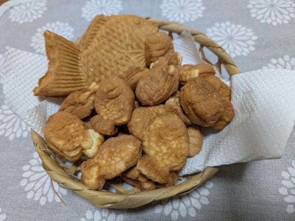 食べたい！めで鯛焼きとフワッ♪なベビーカステラ『来来』＠新居浜