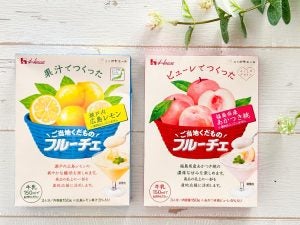 さわやかさアップしてる♡ご当地くだものフルーチェ2種で映えるアイスアレンジ！