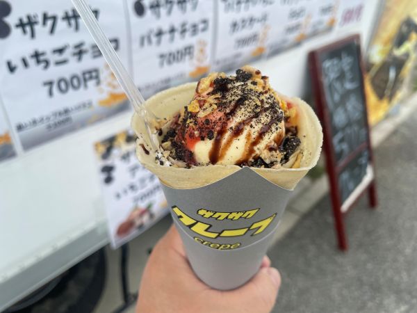 クレープくん 那珂川市】ワンコインで最後まで食感がある喜びをキッチンカーの