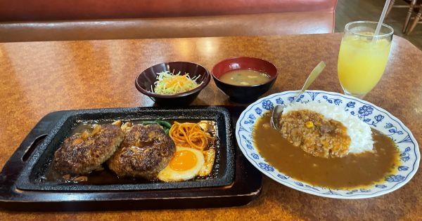 太宰府】昭和レトロの雰囲気で、ハンバーグ＆カレーの親爺のお子様