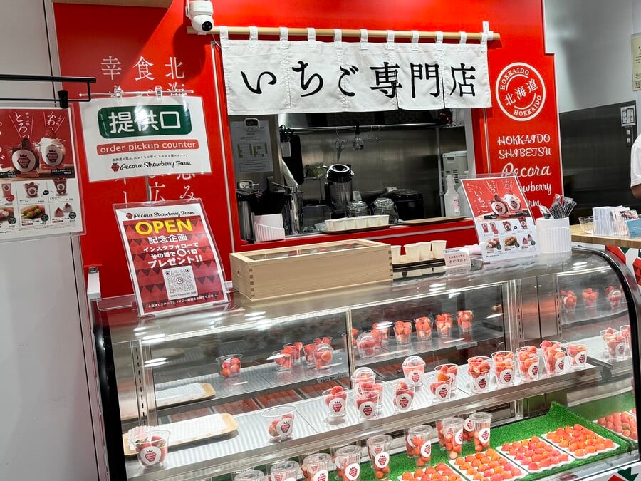 ススキノ】6月1日オープン！ペコラストロベリーファームでいちごを堪能