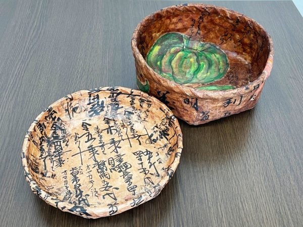 切り絵の一閑張り「お月見」値下げ 特別価格】一閑張り体験会 9/11、10/9｜リビングカルチャー