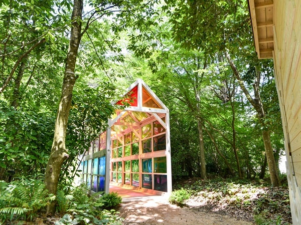 ꫛꫀꪝ✧シーグラスアート「ねがいごと♡北欧の街並み」赤　レアカラー　絵本の世界 ꫛꫀꪝ✧‧˚シーグラスアート『星』書アート 赤 レアカラー ꫛꫀꪝ