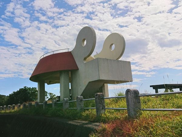 可愛いカメの展望台