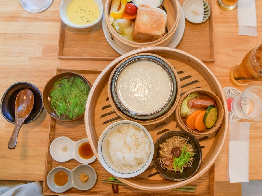 安佐南区上安】せいろ蒸し料理専門店の土曜日限定モーニング「mushi