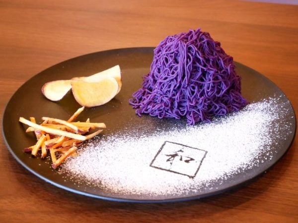 北九州市小倉北区】自分でクリームを絞れる？紫芋の「モンブラン