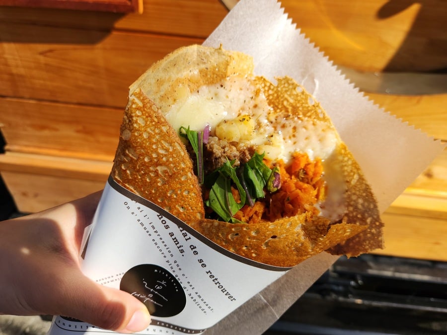 西荻窪】焼き立てそば粉クレープが400円から食べられる！道草ヒュッテ
