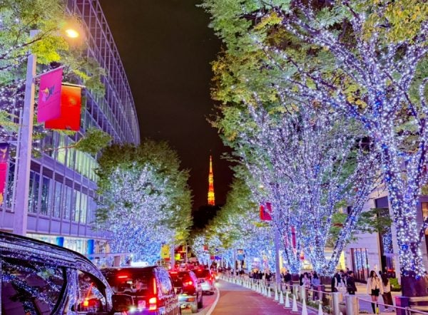 六本木ヒルズが輝く夜 ― 93万灯の『けやき坂イルミネーション』と