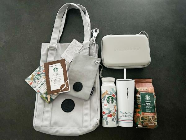 初！スタバの福袋当選！開封レポ♪SNSが沸いてる、特別仕様のライン