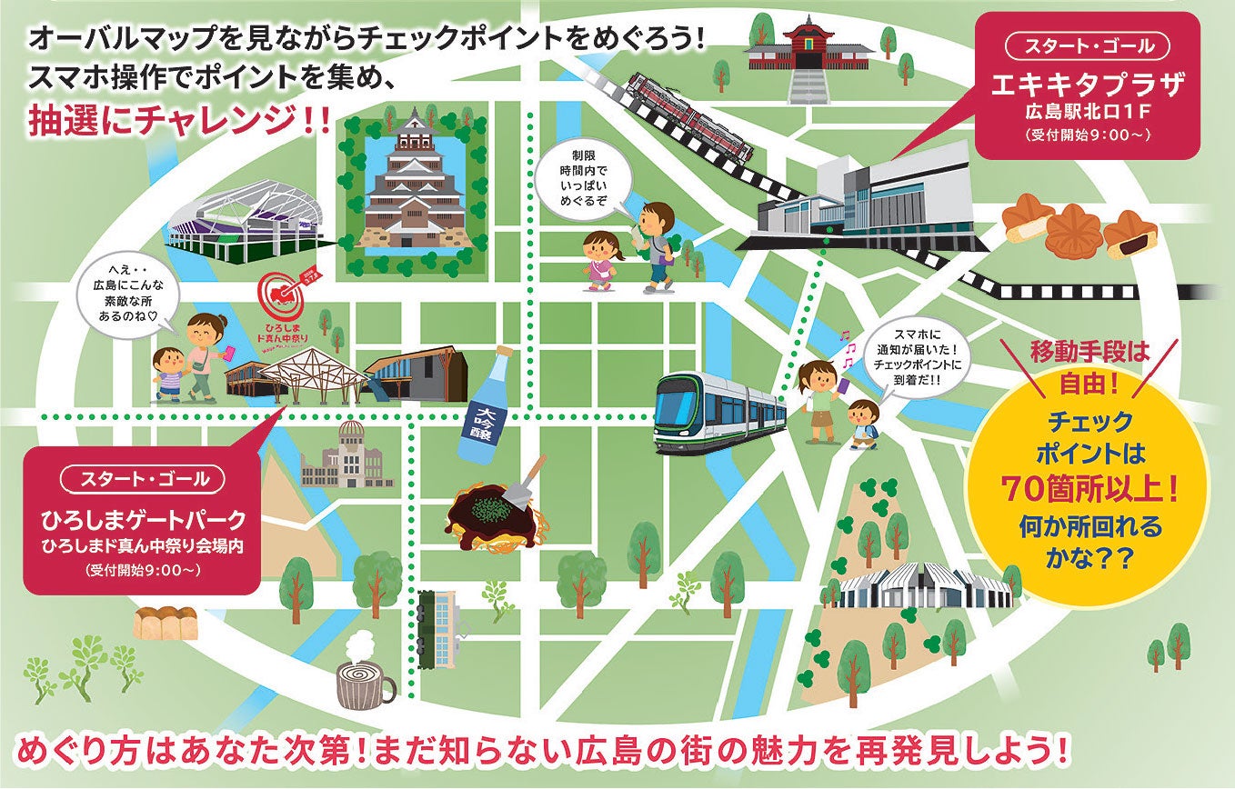 3/7（土）・8（日）開催 ひろしま街歩きイベント！ひろしまオーバル