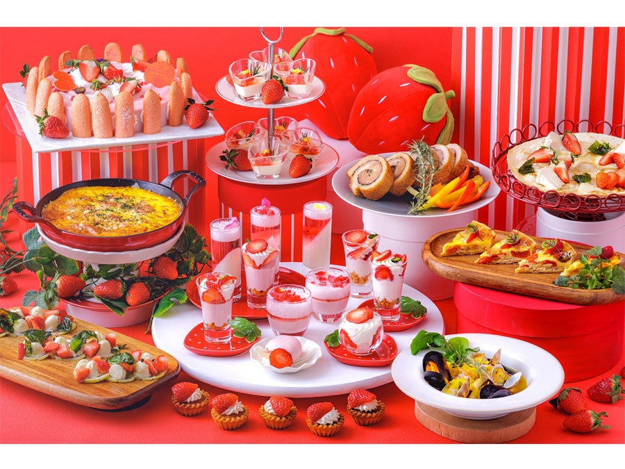ANAクラウンプラザホテル千歳】3月限定！ スイーツから料理まで“いちご