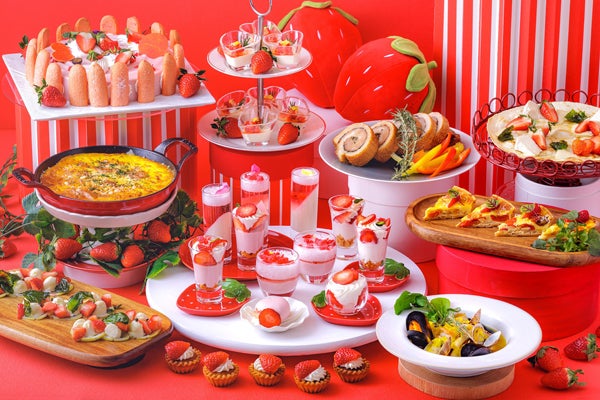 ANAクラウンプラザホテル千歳】3月限定！ スイーツから料理まで“いちご