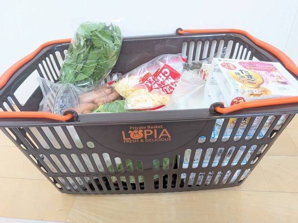 ロピア】たった300円で世界変わった！袋詰め不要の専用カゴが“神