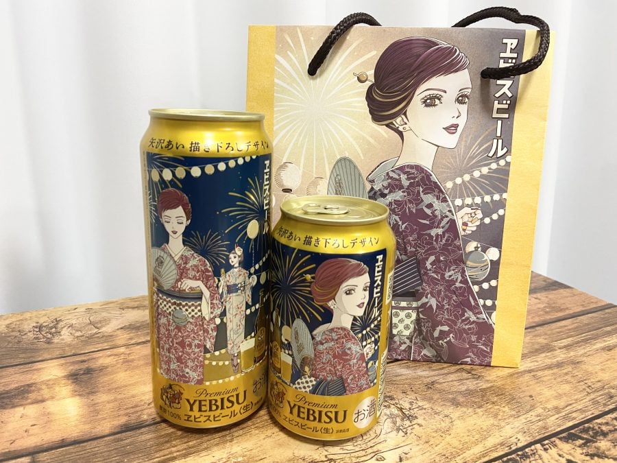 美麗イラストに感動…！「ヱビスビール 矢沢あい描き下ろしデザイン缶