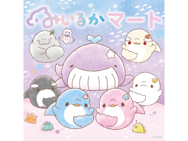 天神に「ゆるいるか」の作家みいるかさんのPOP UP SHOP登場