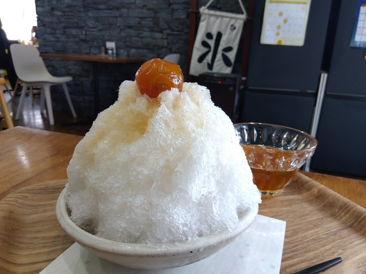 三宮】手作り梅シロップのかき氷で夏をひと休み♪心もお腹も大満足のお