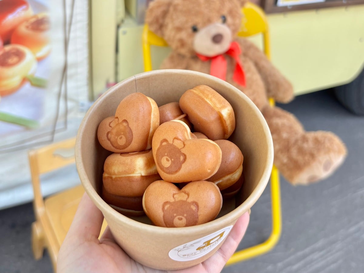 くまさんのベビーカステラ1個60円！キッチンカー「ベアカステラ